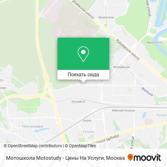 Карта Мотошкола Motostudy - Цены На Услуги