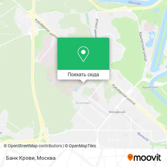 Карта Банк Крови