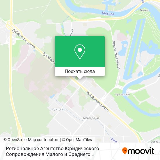 Карта Региональное Агентство Юридического Сопровождения Малого и Среднего Предпринимательства Эксперт