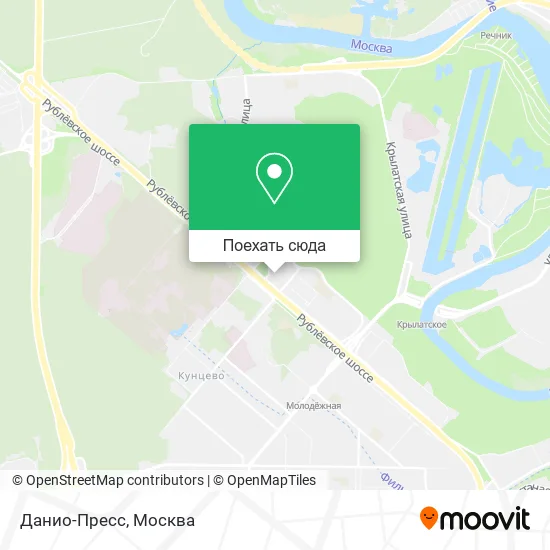 Карта Данио-Пресс