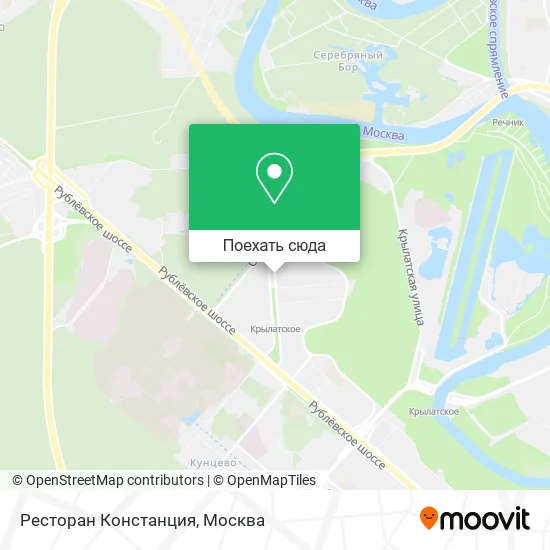 Карта Ресторан Констанция