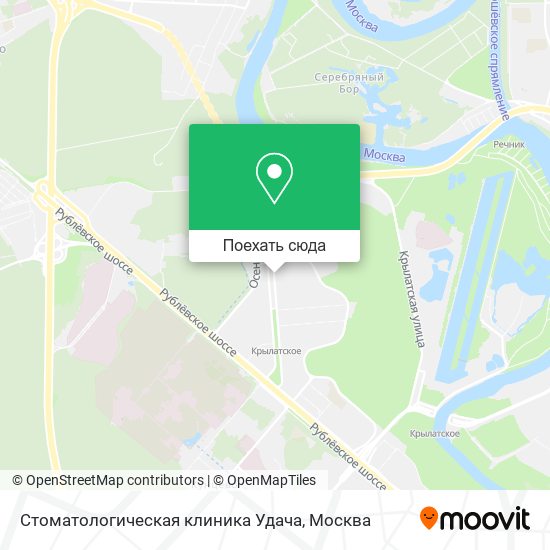 Карта Стоматологическая клиника Удача