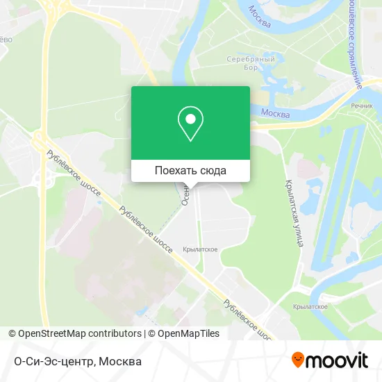 Карта О-Си-Эс-центр