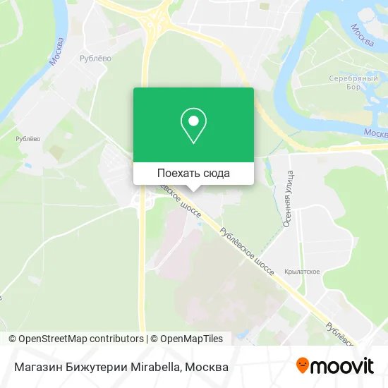 Карта Магазин Бижутерии Mirabella