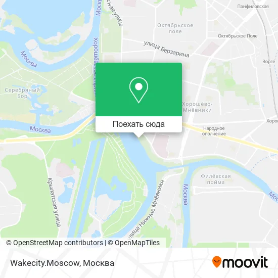 Карта Wakecity.Moscow