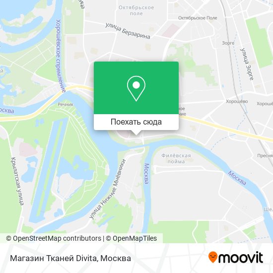 Карта Магазин Тканей Divita