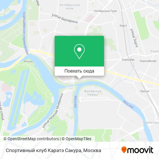 Карта Спортивный клуб Каратэ Сакура