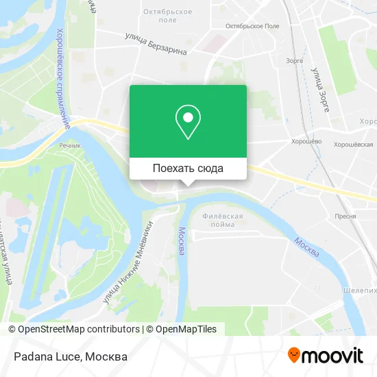 Карта Padana Luce