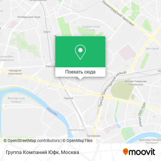 Карта Группа Компаний Юфк