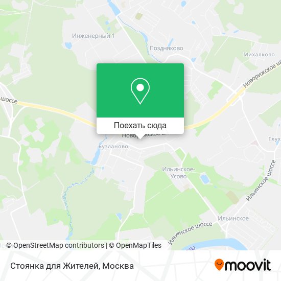 Карта Стоянка для Жителей