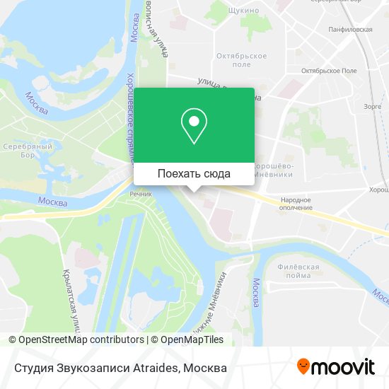 Карта Студия Звукозаписи Atraides