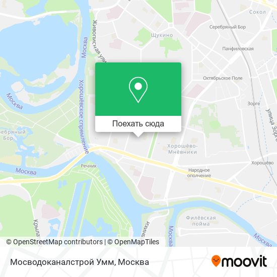 Карта Мосводоканалстрой Умм