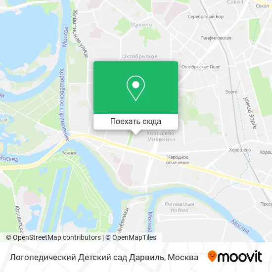 Карта Логопедический Детский сад Дарвиль