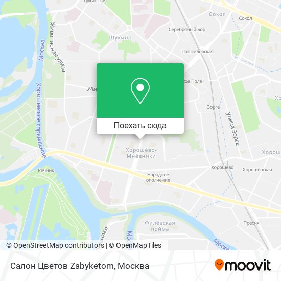 Карта Салон Цветов Zabyketom