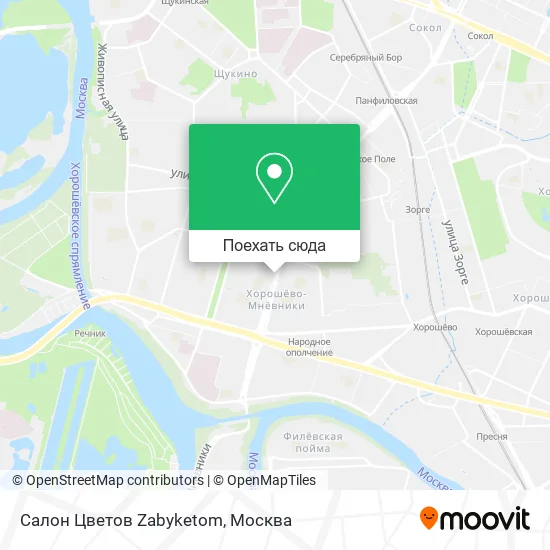Карта Салон Цветов Zabyketom