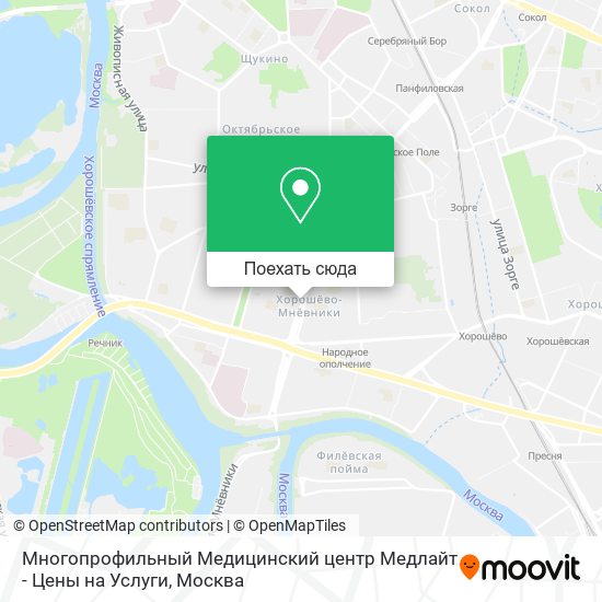 Карта Многопрофильный Медицинский центр Медлайт - Цены на Услуги