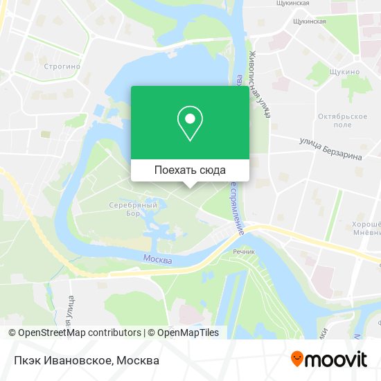 Карта Пкэк Ивановское
