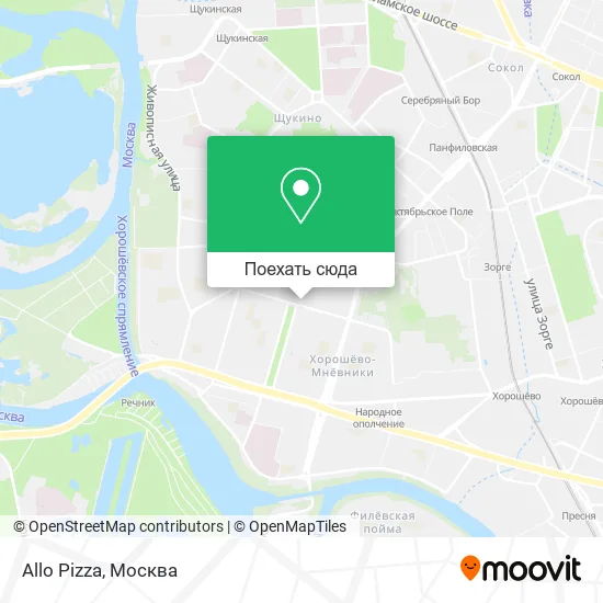 Карта Allo Pizza