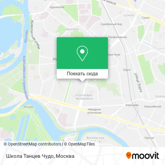 Карта Школа Танцев Чудо