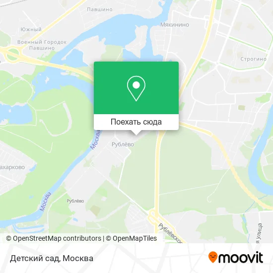 Карта Детский сад