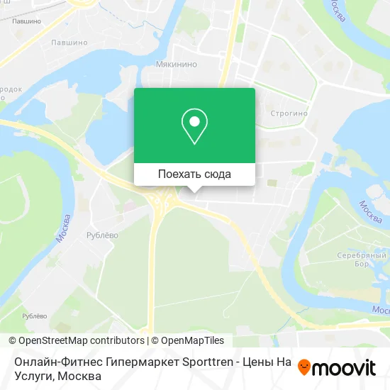 Карта Онлайн-Фитнес Гипермаркет Sporttren - Цены На Услуги