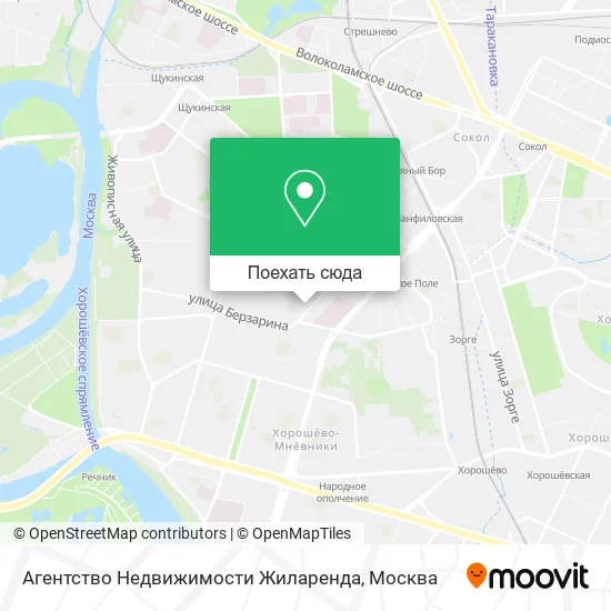 Карта Агентство Недвижимости Жиларенда