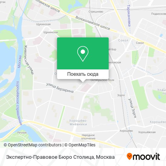 Карта Экспертно-Правовое Бюро Столица
