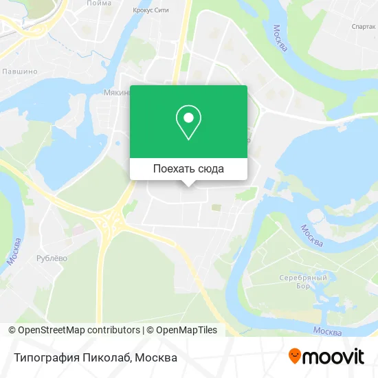 Карта Типография Пиколаб