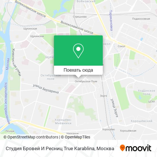 Карта Студия Бровей И Ресниц True Karablina