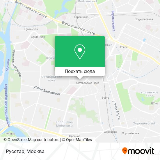 Карта Русстар