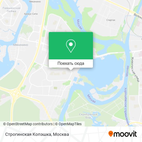 Карта Строгинская Копэшка