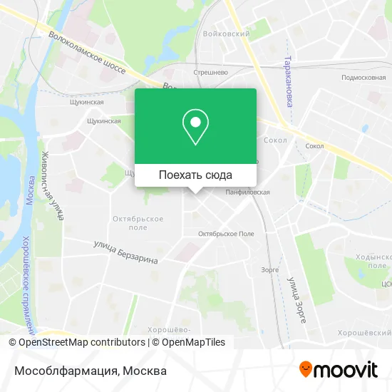 Карта Мособлфармация