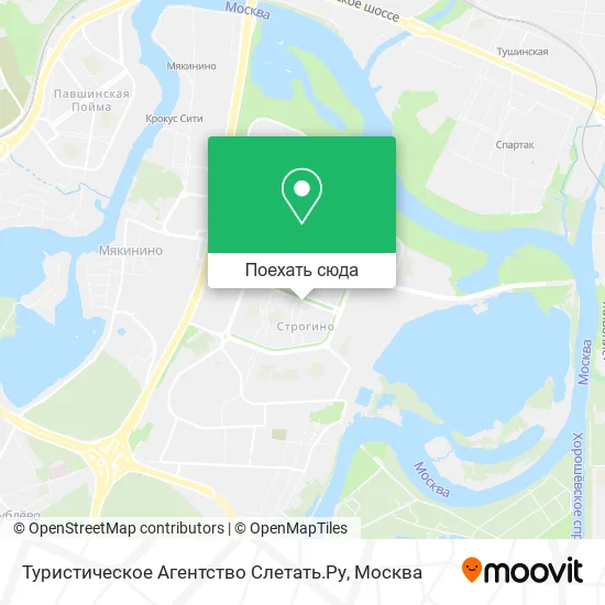 Карта Туристическое Агентство Слетать.Ру