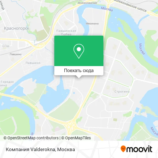 Карта Компания Valderokna