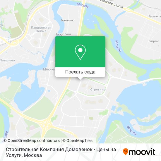 Карта Строительная Компания Домовенок - Цены на Услуги