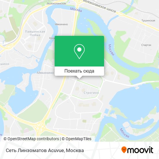 Карта Сеть Линзоматов Acuvue