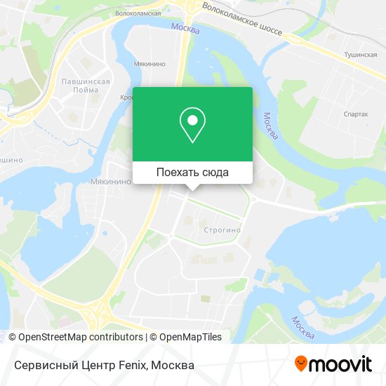 Карта Сервисный Центр Fenix