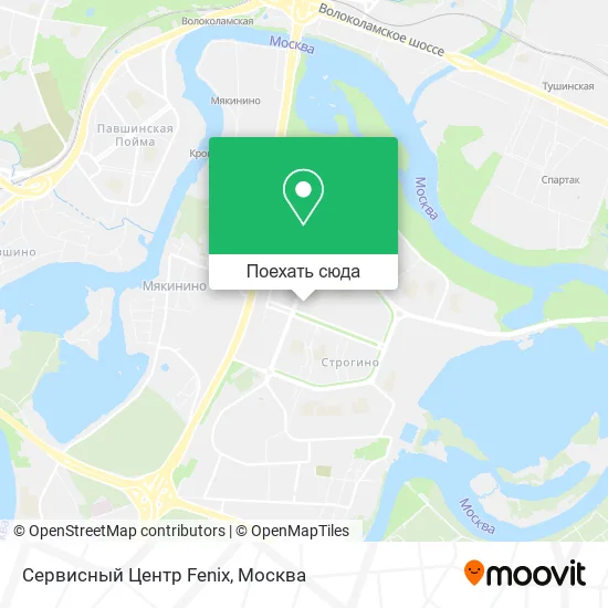 Карта Сервисный Центр Fenix