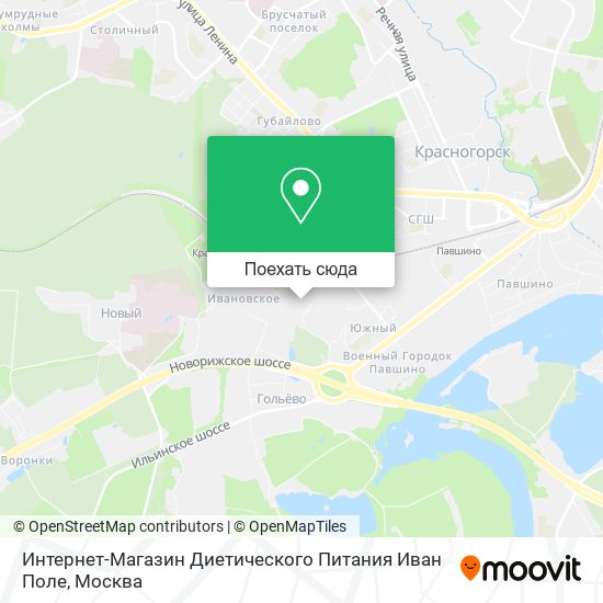 Карта Интернет-Магазин Диетического Питания Иван Поле