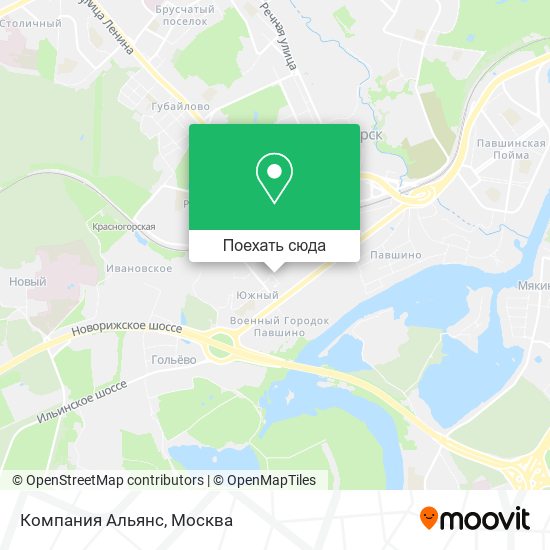 Карта Компания Альянс