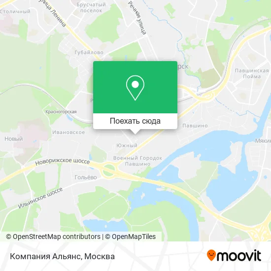 Карта Компания Альянс