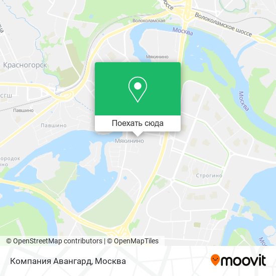Карта Компания Авангард