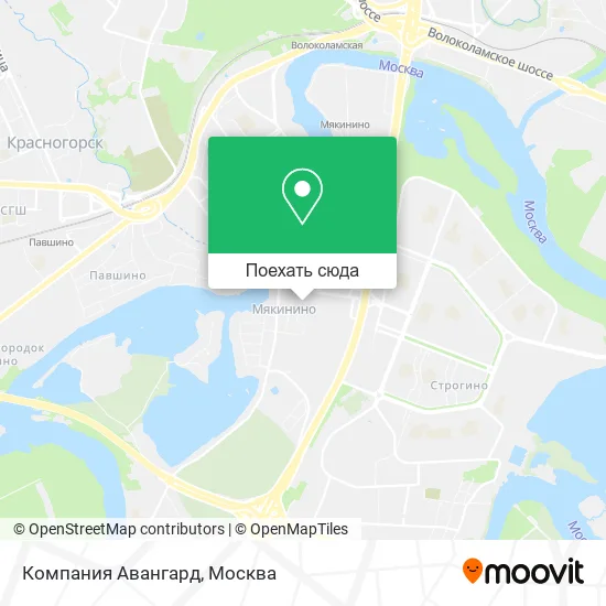 Карта Компания Авангард