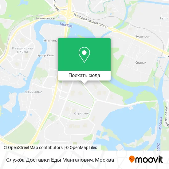 Карта Служба Доставки Еды Мангалович
