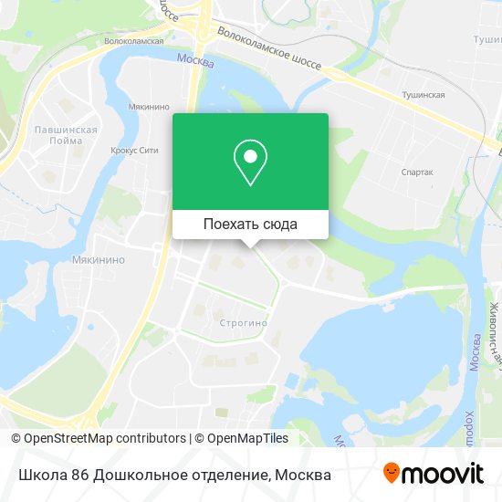 Карта Школа 86 Дошкольное отделение