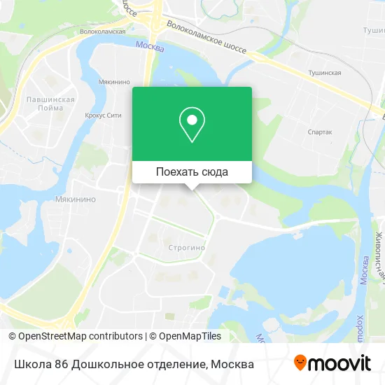 Карта Школа 86 Дошкольное отделение