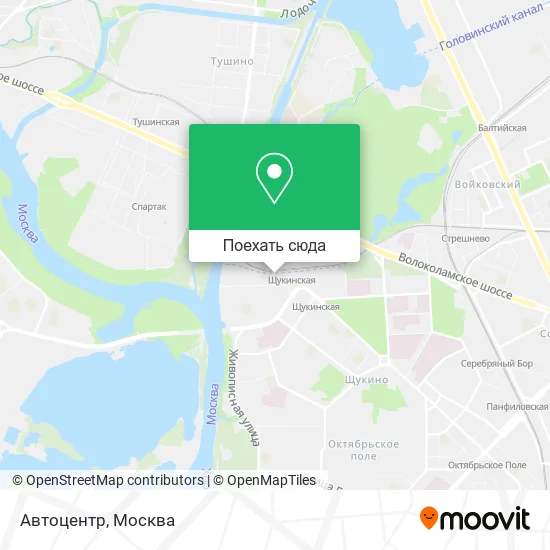 Карта Автоцентр