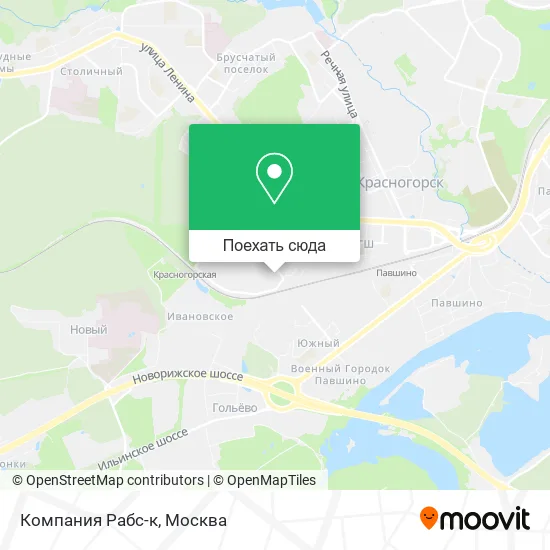 Карта Компания Рабс-к