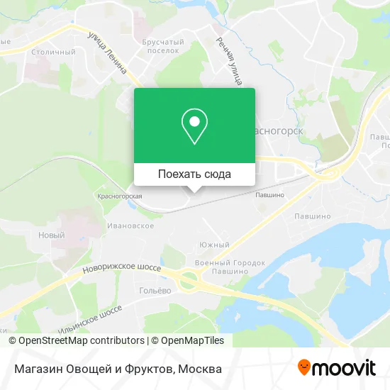 Карта Магазин Овощей и Фруктов