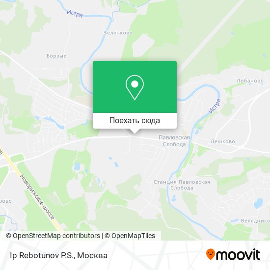 Карта Ip Rebotunov P.S.